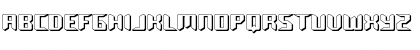 Robo-Clone Straight 3D Regular Font
