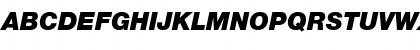 Helvetica Neue Black Italic Font