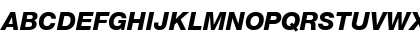 HelveticaNeue LT 65 Medium Bold Italic Font