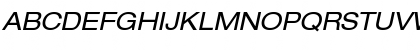 Helvetica53-Extended RomanItalic Font