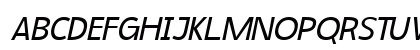 Prapen DEMO ExtLt Italic Uppercase Preview