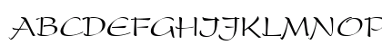 Present LT Regular Uppercase Preview