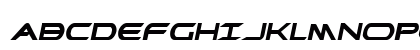 Promethean Bold ExpItalic Uppercase Preview