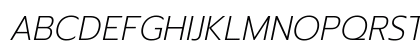Prompt ExtraLight Italic Uppercase Preview