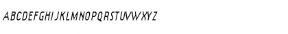 HypeStyleCondensed Italic Font