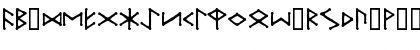 Ice-egg Futhark Runes Regular Font