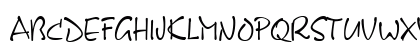 PyxidCondensed Regular Uppercase Preview
