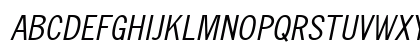 QuickType II Condensed Italic Uppercase Preview