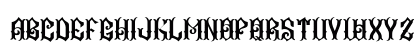 Abima Regular Uppercase Preview