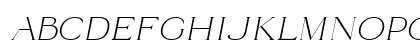 Radiant Charisma DEMO Light Italic Preview