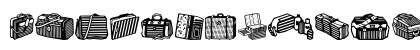 Bags and stuff II Regular Uppercase Preview