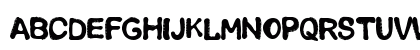 Bahamonde Regular Uppercase Preview