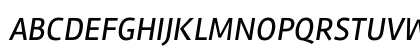 Rambla Italic Uppercase Preview