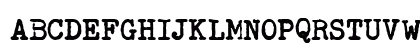 Remingtoned Type Regular Preview