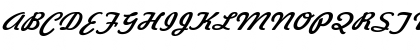 JotsWide Italic Font