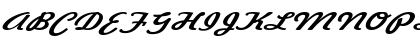 Jott43Extended Italic Font