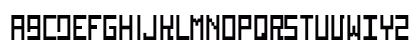 Kinkub flat Condensed Uppercase Preview