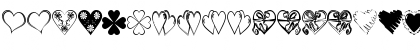 JW 52 Hearts Regular Font