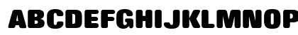 Rolling No One Regular Uppercase Preview