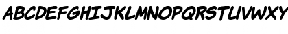 Komika Hand Bold Italic Font
