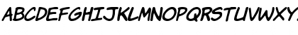 Komika Jam Italic Font