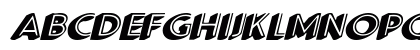 KiraShadow Bold Italic Uppercase Preview