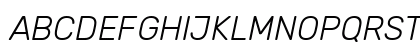 Rubik Light Italic Uppercase Preview