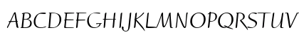Ruzicka Freehand RomanSC Italic Preview