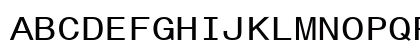 Sans MP Regular Uppercase Preview