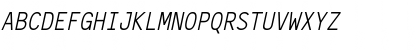 Letter Gothic Oblique Font