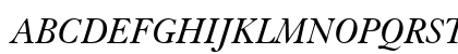 Kis BT Italic Preview