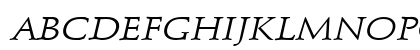 Schroeder Wide Italic Uppercase Preview