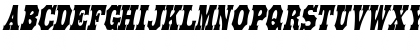LibertySpikeCondensed Oblique Font