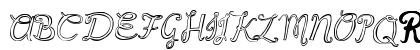 Scrapt Regular Uppercase Preview