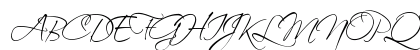 Scriptina Regular Uppercase Preview