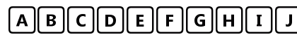Segoe Keycaps Regular Uppercase Preview