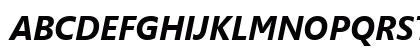 Segoe UI Bold Italic Uppercase Preview