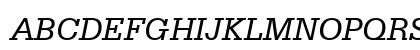 Serifa Italic Preview