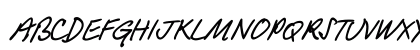 Barguzin Script Regular Uppercase Preview