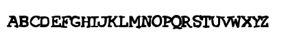 SF Espionage Heavy Regular Uppercase Preview
