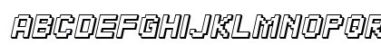 SF Pixelate Shaded Bold Oblique Preview