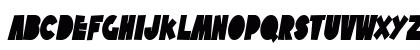SF Tattle Tales Condensed Bold Italic Uppercase Preview