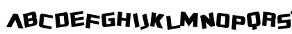 SF Zero Gravity Condensed Regular Uppercase Preview