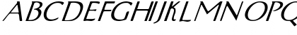 Manhattan Italic Font