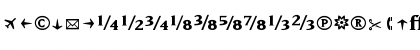 MatrixBoldFractions Regular Font