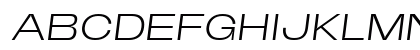 Base Neue Sup Exp Light Obl Italic Uppercase Preview