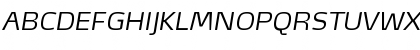 MaxDemiSerif-LightItalic Regular Font