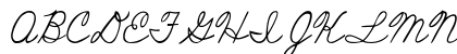 Basic Cursive Handwriting Regular Preview