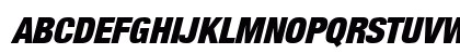 Basic Sans Heavy SF Bold Italic Preview