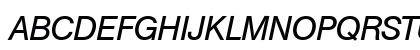 Basic Sans SF Italic Preview